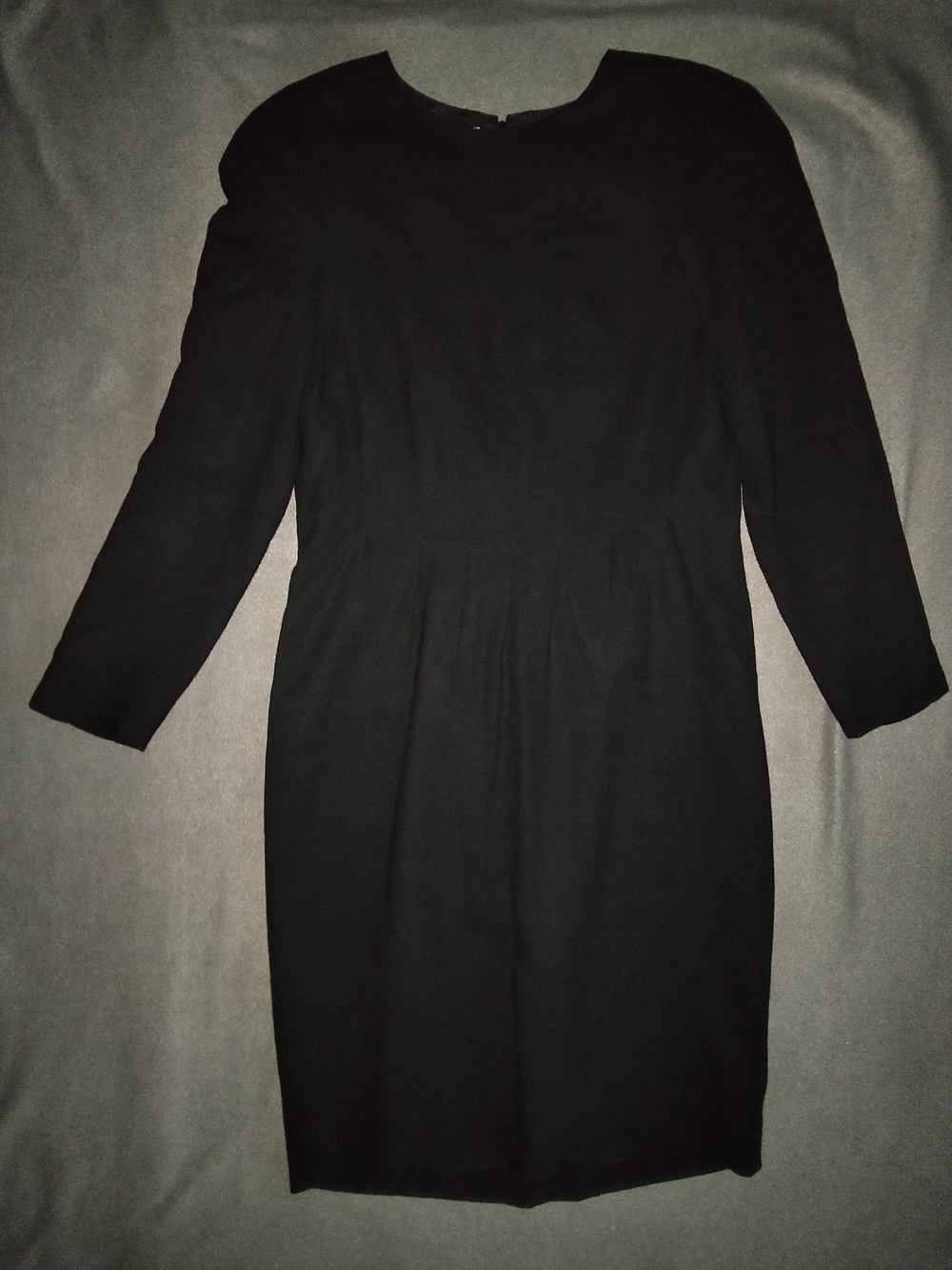 Liz Claiborne Black Long-Sleeve Sheath Dress